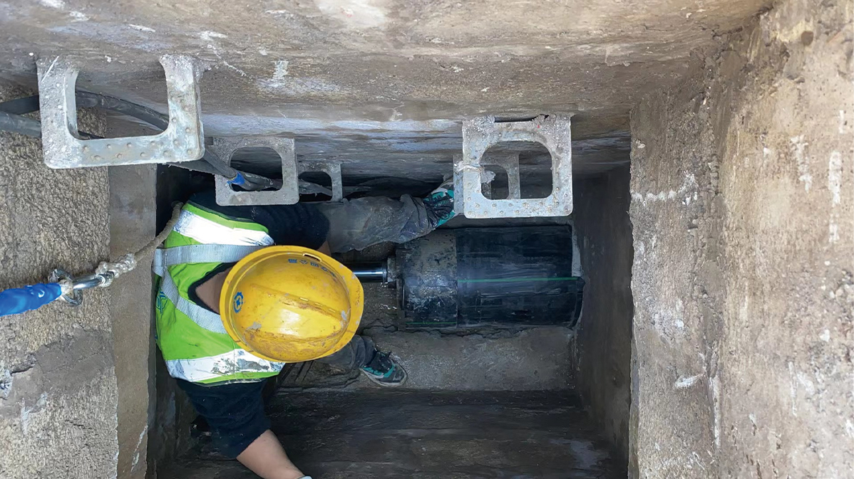 磴口HDPE短管内衬法